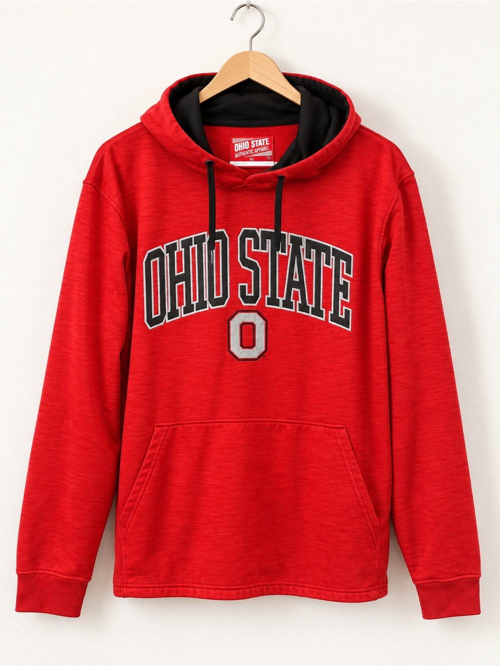 Ohio State Red Men's Pullover Hoodie